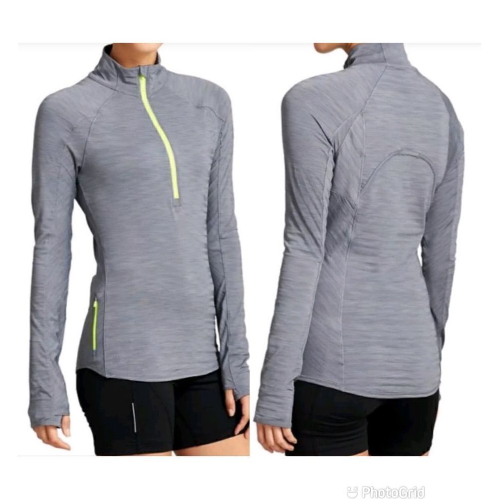 Athleta Running Wild Half Zip Jacket Pullover